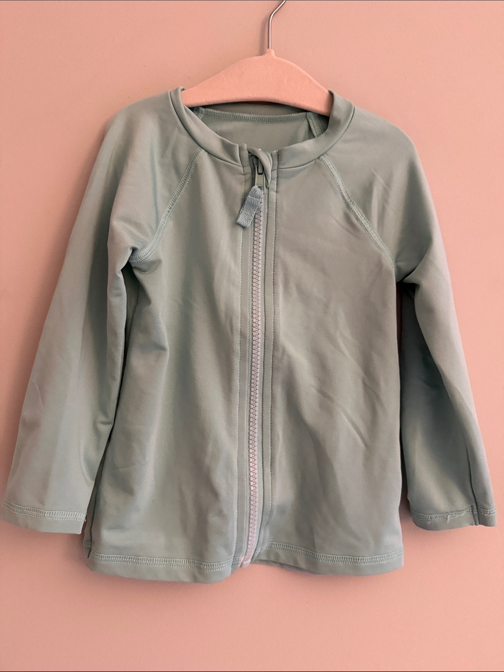 Cat and Jack Full Zip Rash Guard Top